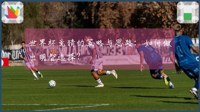 世界杯竞猜的策略与思路：如何做出明智选择？